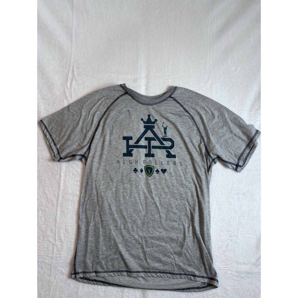 Adrenaline All Fight‎ High Rollers Grey Short Sleeve Shirt Men's Large *